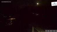 Archiv Foto Webcam Blick vom Gipfel der Schmittenhöhe 23:00