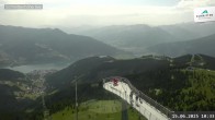 Archiv Foto Webcam Blick vom Gipfel der Schmittenhöhe 09:00