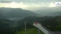 Archiv Foto Webcam Blick vom Gipfel der Schmittenhöhe 13:00
