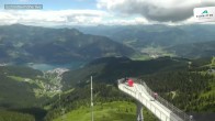 Archiv Foto Webcam Blick vom Gipfel der Schmittenhöhe 13:00