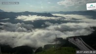 Archiv Foto Webcam Blick vom Gipfel der Schmittenhöhe 07:00