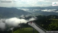 Archiv Foto Webcam Blick vom Gipfel der Schmittenhöhe 09:00