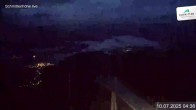 Archiv Foto Webcam Blick vom Gipfel der Schmittenhöhe 03:00