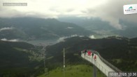 Archiv Foto Webcam Blick vom Gipfel der Schmittenhöhe 09:00