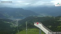 Archiv Foto Webcam Blick vom Gipfel der Schmittenhöhe 19:00