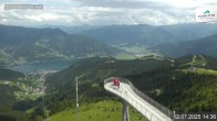 Archiv Foto Webcam Blick vom Gipfel der Schmittenhöhe 13:00