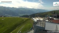 Archiv Foto Webcam Blick vom Gipfel der Schmittenhöhe 11:00