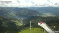 Archiv Foto Webcam Blick vom Gipfel der Schmittenhöhe 13:00