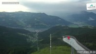 Archiv Foto Webcam Blick vom Gipfel der Schmittenhöhe 19:00