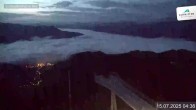 Archiv Foto Webcam Blick vom Gipfel der Schmittenhöhe 03:00