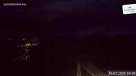 Archiv Foto Webcam Blick vom Gipfel der Schmittenhöhe 03:00