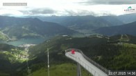 Archiv Foto Webcam Blick vom Gipfel der Schmittenhöhe 13:00