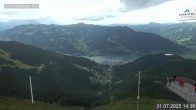 Archiv Foto Webcam Blick vom Gipfel der Schmittenhöhe 13:00
