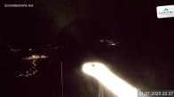 Archiv Foto Webcam Blick vom Gipfel der Schmittenhöhe 21:00