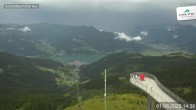 Archiv Foto Webcam Blick vom Gipfel der Schmittenhöhe 13:00