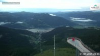 Archiv Foto Webcam Blick vom Gipfel der Schmittenhöhe 19:00