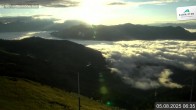 Archiv Foto Webcam Blick vom Gipfel der Schmittenhöhe 05:00