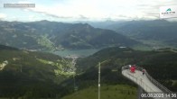 Archiv Foto Webcam Blick vom Gipfel der Schmittenhöhe 13:00