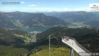Archiv Foto Webcam Blick vom Gipfel der Schmittenhöhe 13:00