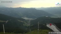 Archiv Foto Webcam Blick vom Gipfel der Schmittenhöhe 07:00
