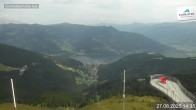 Archiv Foto Webcam Blick vom Gipfel der Schmittenhöhe 13:00