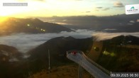 Archiv Foto Webcam Blick vom Gipfel der Schmittenhöhe 03:00