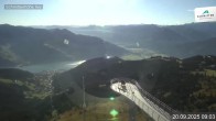 Archiv Foto Webcam Blick vom Gipfel der Schmittenhöhe 08:00