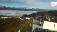 Archiv Foto Webcam Blick vom Gipfel der Schmittenhöhe 07:00