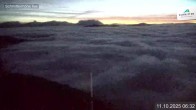 Archiv Foto Webcam Blick vom Gipfel der Schmittenhöhe 05:00