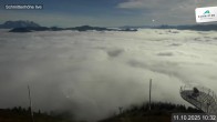 Archiv Foto Webcam Blick vom Gipfel der Schmittenhöhe 09:00