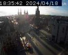 Archiv Foto Webcam Blick vom Ratshof auf den Marktplatz in Halle 17:00