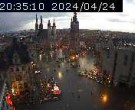 Archiv Foto Webcam Blick vom Ratshof auf den Marktplatz in Halle 19:00