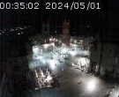 Archiv Foto Webcam Blick vom Ratshof auf den Marktplatz in Halle 23:00