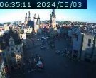 Archiv Foto Webcam Blick vom Ratshof auf den Marktplatz in Halle 05:00