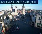 Archiv Foto Webcam Blick vom Ratshof auf den Marktplatz in Halle 06:00