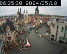 Archiv Foto Webcam Blick vom Ratshof auf den Marktplatz in Halle 05:00