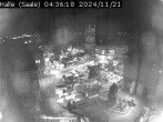 Archiv Foto Webcam Blick vom Ratshof auf den Marktplatz in Halle 03:00