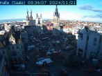 Archiv Foto Webcam Blick vom Ratshof auf den Marktplatz in Halle 07:00