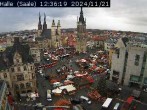 Archiv Foto Webcam Blick vom Ratshof auf den Marktplatz in Halle 11:00