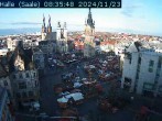 Archiv Foto Webcam Blick vom Ratshof auf den Marktplatz in Halle 07:00