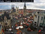 Archiv Foto Webcam Blick vom Ratshof auf den Marktplatz in Halle 13:00