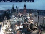 Archiv Foto Webcam Blick vom Ratshof auf den Marktplatz in Halle 15:00