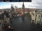 Archiv Foto Webcam Blick vom Ratshof auf den Marktplatz in Halle 09:00