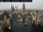 Archiv Foto Webcam Blick vom Ratshof auf den Marktplatz in Halle 07:00