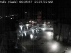 Archiv Foto Webcam Blick vom Ratshof auf den Marktplatz in Halle 23:00