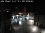 Archiv Foto Webcam Blick vom Ratshof auf den Marktplatz in Halle 03:00