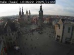 Archiv Foto Webcam Blick vom Ratshof auf den Marktplatz in Halle 15:00