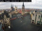 Archiv Foto Webcam Blick vom Ratshof auf den Marktplatz in Halle 07:00