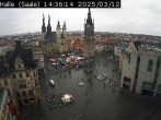 Archiv Foto Webcam Blick vom Ratshof auf den Marktplatz in Halle 13:00