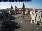 Archiv Foto Webcam Blick vom Ratshof auf den Marktplatz in Halle 13:00